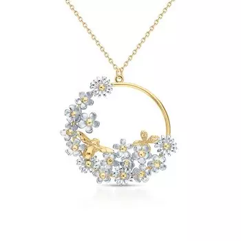 Серебряное шейное украшение