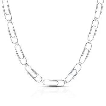 Серебряное шейное украшение