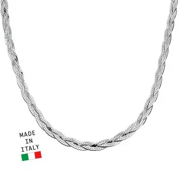 Серебряное шейное украшение