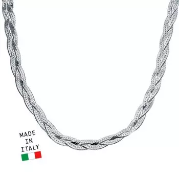 Серебряное шейное украшение