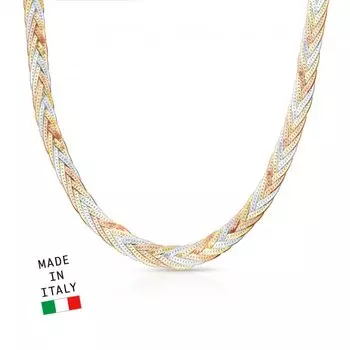 Серебряное шейное украшение