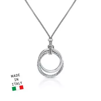 Серебряное шейное украшение