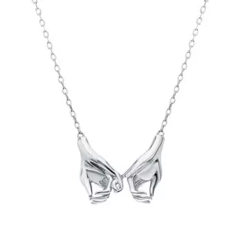 Серебряное шейное украшение