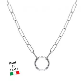 Серебряное шейное украшение