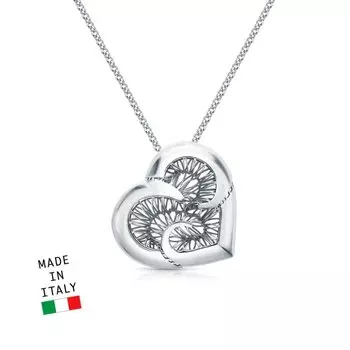 Серебряное шейное украшение