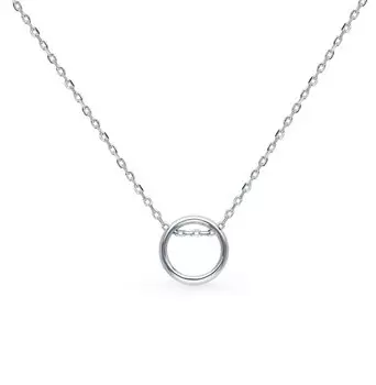 Серебряное шейное украшение