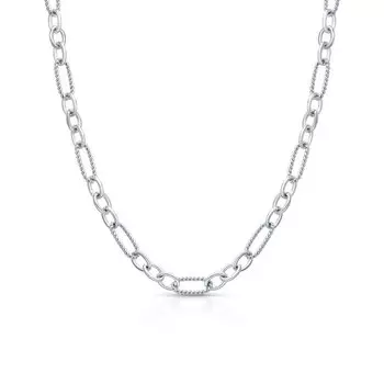 Серебряное шейное украшение