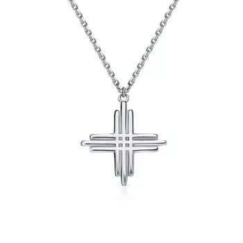 Серебряное шейное украшение