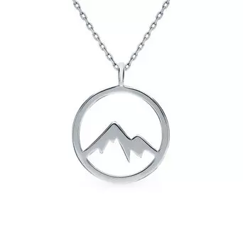 Серебряное шейное украшение