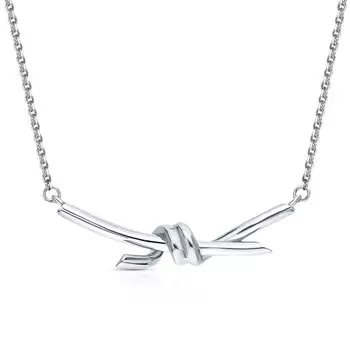 Серебряное шейное украшение