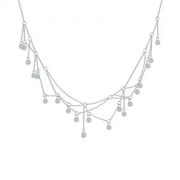 Серебряное шейное украшение