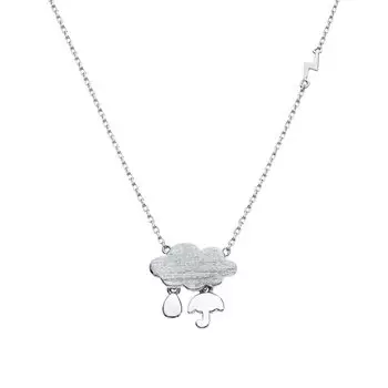 Серебряное шейное украшение