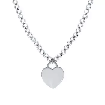 Серебряное шейное украшение