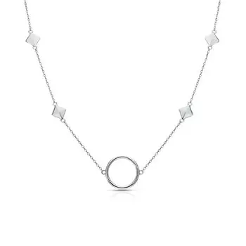 Серебряное шейное украшение