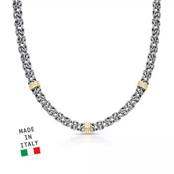 Серебряное шейное украшение