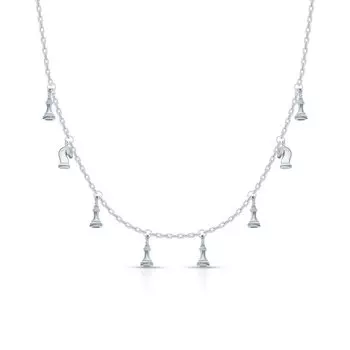 Серебряное шейное украшение