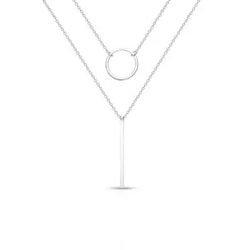 Серебряное шейное украшение