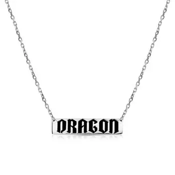 Серебряное шейное украшение