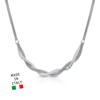 Серебряное шейное украшение