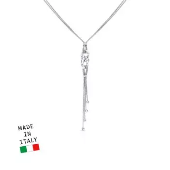 Серебряное шейное украшение