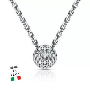 Серебряное шейное украшение