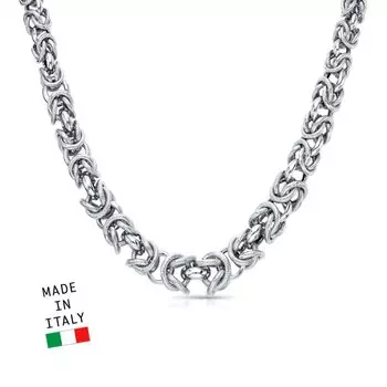 Серебряное шейное украшение