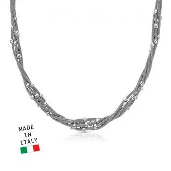 Серебряное шейное украшение