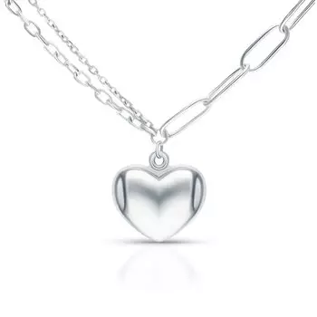 Серебряное шейное украшение