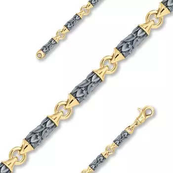 Серебряное шейное украшение