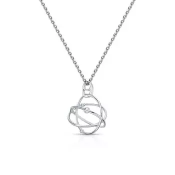 Серебряное шейное украшение