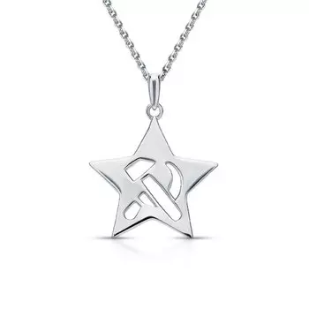 Серебряное шейное украшение