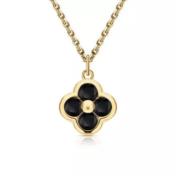 Серебряное шейное украшение с агатами природными