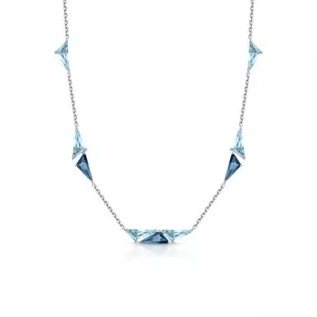 Серебряное шейное украшение с алпанитом