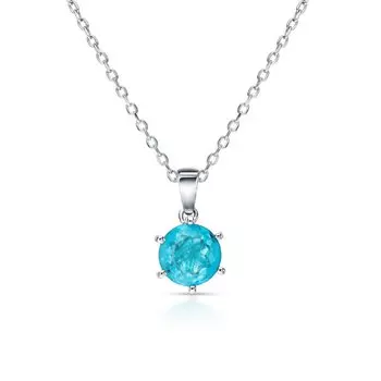 Серебряное шейное украшение с алпанитом