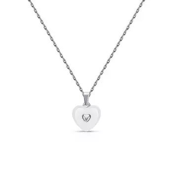 Серебряное шейное украшение с эмалью