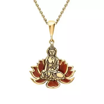 Серебряное шейное украшение с эмалью