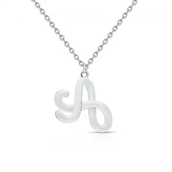 Серебряное шейное украшение с эмалью