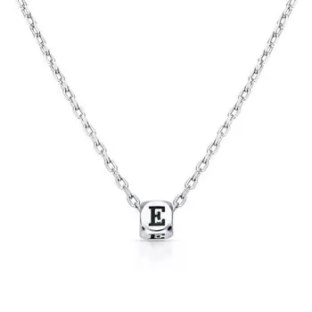 Серебряное шейное украшение с эмалью