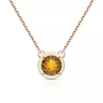 Серебряное шейное украшение с эмалью и фианитами