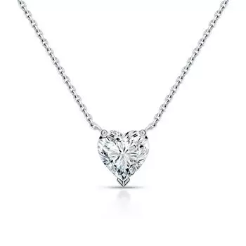 Серебряное шейное украшение с фианитами