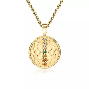 Серебряное шейное украшение с фианитами