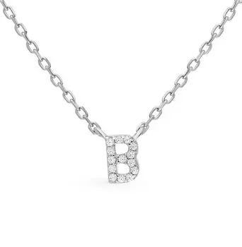 Серебряное шейное украшение с фианитами