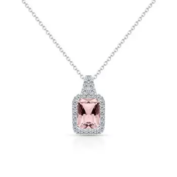 Серебряное шейное украшение с фианитами