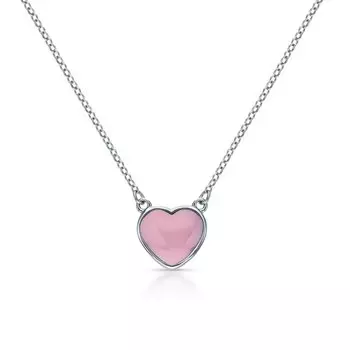 Серебряное шейное украшение с керамикой