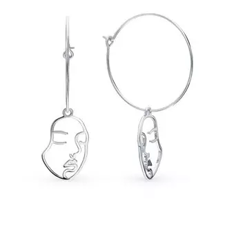 Серебряные серьги