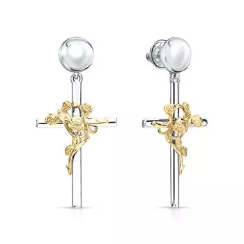 Серебряные серьги