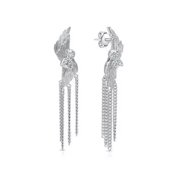 Серебряные серьги