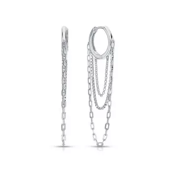 Серебряные серьги