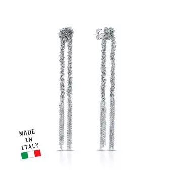 Серебряные серьги