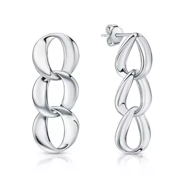 Серебряные серьги